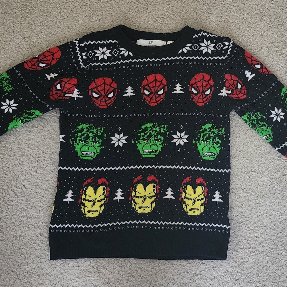 Marvel Superhero Christmas Sweater